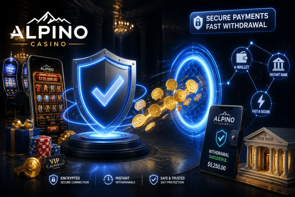 Pagamenti sicuri e prelievi rapidi su Alpino Casino: scudo, monete e icone e-wallet